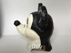 Vintage Paper Mache Mask Head Mouse Not Disney Mickey HAND MADE WOW RARE