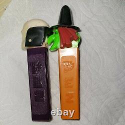 Vintage Pez Witch & Skull Halloween No Feet Rare