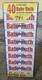 Vintage Rare Baby Ruth Curtiss Halloween Edition No Tricks Junior Candy Bar Box