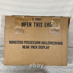 Vintage RARE Cereal Monsters Halloween Trick or Treat 20 Bags BOX STORE DISPLAY