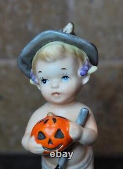 Vintage Rare 1962 Napco Calendar Cutie October Halloween Jack O Lantern C-5770