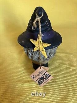 Vintage Rare Bethany Lowe Halloween Witch Boot Hat Box Collectible Decoration
