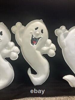 Vintage Rare Casper The Friendly Ghost Vacuform Wall Sign Display Set Of 3 1960s