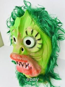 Vintage Rare Cesar Creature From The Black Lagoon Mask Sea Monster Halloween