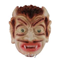 Vintage Rare Crazy Eyed Devil Halloween Mask Demon 1960s Y247