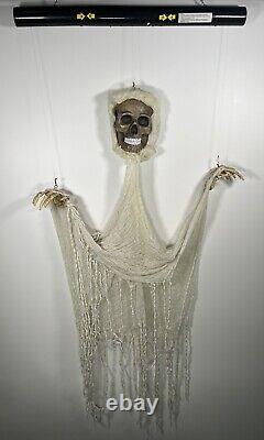 Vintage Rare Gemmy Flying Ghost Spirit Halloween USED Animatronic Tested READ