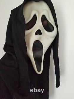 Vintage Rare Ghost Face Scream Halloween Mask Easter Unlimited Fun World S9206
