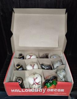 Vintage Rare Halloween Decoration Candles Big & Complete Display Box 12 Units