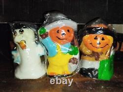 Vintage Rare Halloween Decoration Candles Big & Complete Display Box 18 Units