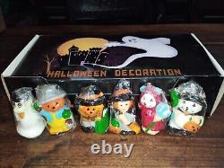 Vintage Rare Halloween Decoration Candles Big & Complete Display Box 18 Units