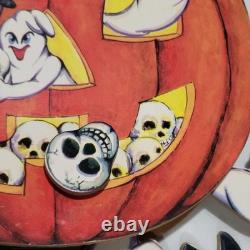 Vintage Rare Halloween Haunted House Wood Music Box Works Ghostbusters Theme