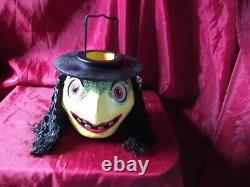 Vintage Rare Illuminations Halloween Witch Lantern