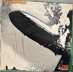 Vintage Rare LED ZEPPELIN Orange & Purple VINYL Atlantic Records Collectible