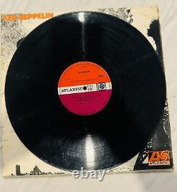 Vintage Rare LED ZEPPELIN Orange & Purple VINYL Atlantic Records Collectible