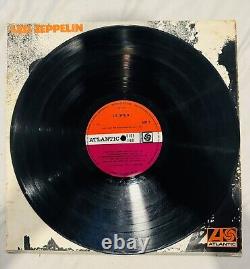 Vintage Rare LED ZEPPELIN Orange & Purple VINYL Atlantic Records Collectible