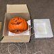Vintage Rare Mcdonalds Halloween Lighted Ceramic Pumpkin Double Sided! See! Asis