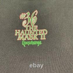 Vintage Rare OG 1995 Goosebumps Haunted Mask #36 Halloween Black T Shirt Sz XS/S