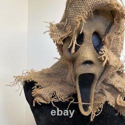 Vintage Rare Scream Scarecrow Ghost Face Mask Adult