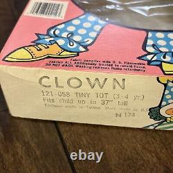 Vintage Rob Zombie HALLOWEEN CLOWN Boxed Costume Collegeville! Very Rare WithBox