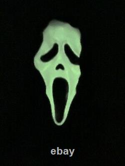 Vintage SCREAM Ghost Face Mask Fun World Div Gen 1 RARE Glow Fantastic Faces 90s