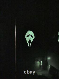 Vintage SCREAM Ghost Face Mask Fun World Div Gen 2 RARE Glow 90s