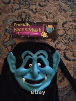 Vintage SCREAM Ghost Face Mask Fun World Div Gen 2 Rare Glow In The Dark 90s