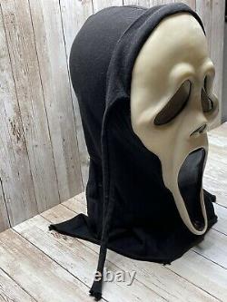 Vintage SCREAM Ghost Face Mask Fun World Div Rare Glow In The Dark 90s