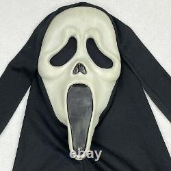 Vintage SCREAM Ghost Face Mask Fun World Div Rare Glow In The Dark 90s 2nd Gen