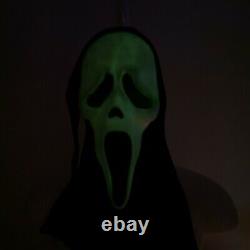 Vintage SCREAM Ghost Face Mask Gen 1 Fun World Glow Fantastic Faces 90s 1st Rare