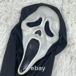 Vintage SCREAM Ghost Face Mask Gen 2 Fun World Glow Fantastic Faces 90s 2nd Rare