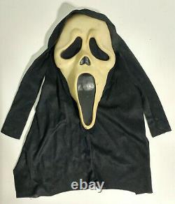 Vintage SCREAM Ghost Face Mask Gen 2 Fun World Glow Fantastic Faces 90s Rare