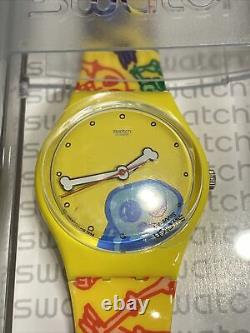 Vintage SWATCH Mystery 3 GENT Watches #GZS54 RARE HALLOWEEN SET! NIB! LAST ONE