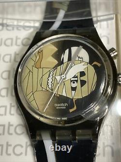 Vintage SWATCH Mystery 3 GENT Watches #GZS54 RARE HALLOWEEN SET! NIB! LAST ONE