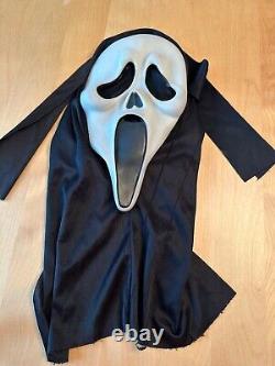 Vintage Scream Ghost Halloween Mask Hood Easter Unlimited E. U. (t) Rare