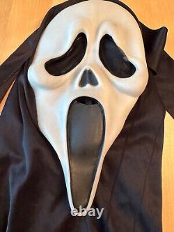 Vintage Scream Ghost Halloween Mask Hood Easter Unlimited E. U. (t) Rare