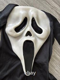 Vintage Scream Ghost Mask Easter Unlimited T Stamp 9206S + Fun World Robe RARE