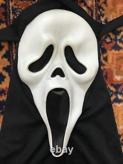 Vintage Scream Ghostface Halloween Mask Easter Unlimited MK Rare 90s Horror