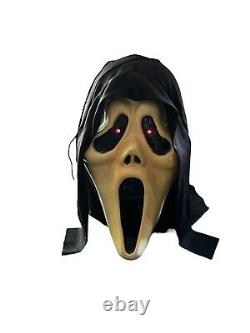 Vintage Scream Movie Ghostface Fun World Molded Head Figure Blinking Eyes RARE