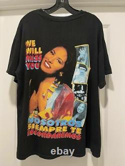 Vintage Selena Shirt 1990s Rap Tee We Will Miss You Amor Prohibido Rare