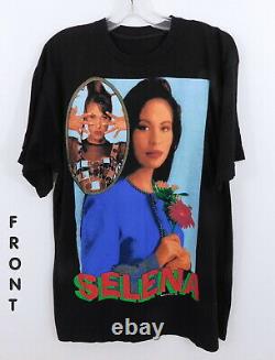 Vintage Selena Shirt 1990s Rap Tee We Will Miss You RARE 2 Sided Graphics L