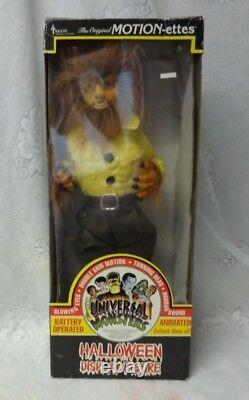 Vintage Telco Halloween Universal Studios Motion-ette Figure The Wolf Man Rare