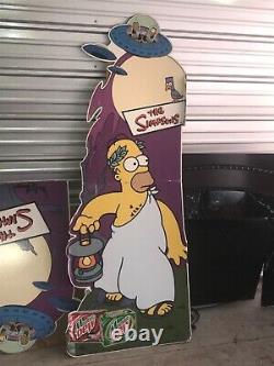 Vintage The Simpsons HOMER Halloween Mountain Dew Promo STANDEE RARE
