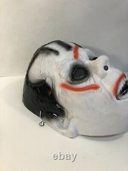 Vintage Topstone 1960's Or 70s large Plastic Halloween Mask Dracula Rare HTF