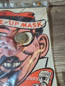 Vintage Topstone Rubber Toys Co. Make Up Mask New Old Stock RARE 11 X 8.5