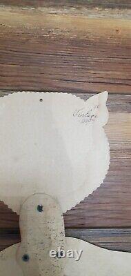 Vintage Ultra Rare Beistle Die Cut Skairo Jointed Snarling Cat, 1929-1931