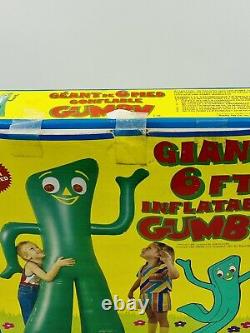 Vintage Unused Giant 6FT Inflatable Gumby No. 7368 1986 Imperial Toy Co Rare