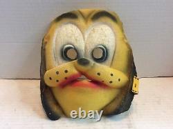 Vintage WDP Disney's Pluto Halloween mask Gauze 1930s Very Rare Near Mint