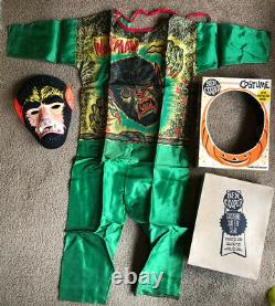 Vintage WOLFMAN Ben Cooper Halloween Costume in Box 1960s RARE