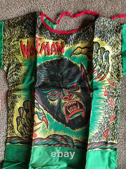 Vintage WOLFMAN Ben Cooper Halloween Costume in Box 1960s RARE