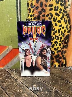 Vintage Wcw Halloween Havoc 1993 Vhs Tape Nwa Nwo Wwf Wwe Retro Legends Rare